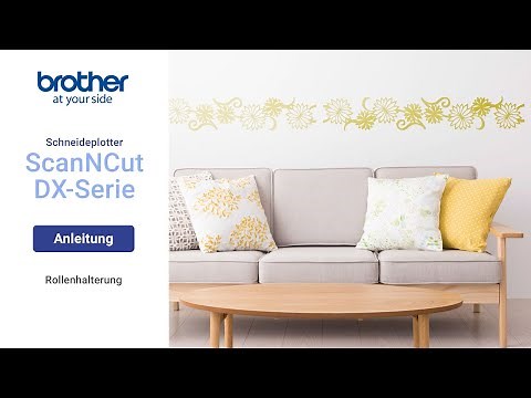 Anleitung – ScanNCut SDX Rollenhalterung