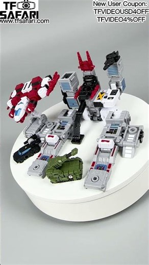 Quick Transformation Video for Dr.Wu DW-E54G DWE54G Iron Fortress #transformers #transformerstoys