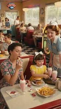 The Soul of the 50s: A Day at the Starlite Diner #1950s #americana #Storytelling #Cinematic