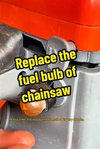 Replace the Fuel Bulb on Your Chainsaw Easily