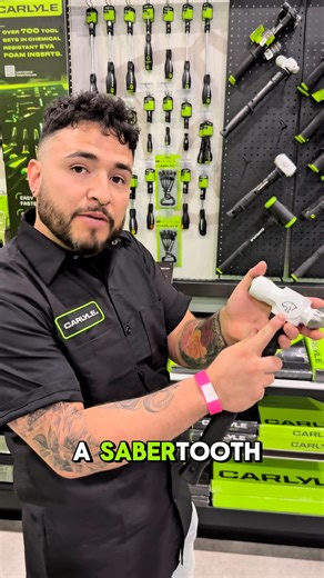 5.7K views · 54 reactions | It’s not just a logo. It’s a reminder to stay sharp & move fast. The Sabertooth never plays it safe. | Carlyle Tools | Facebook