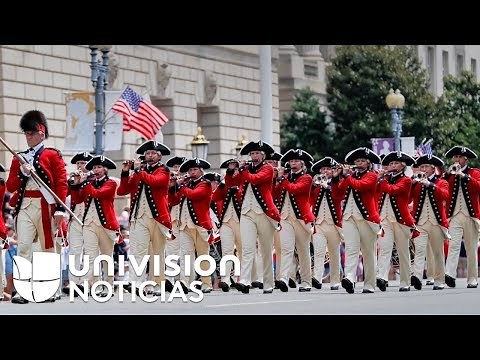 This is how the massive July 4th parade organized by Trump was experienced, amid some criticism