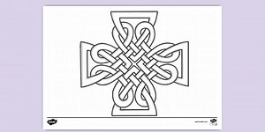 Celtic Knot Colouring Pages