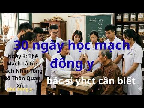 30 Ngày Học Mạch Đông Y – Ngày 3: Thế Mạch Là Gì? Cách Nhìn Tổng Bộ Thốn Quan Xích