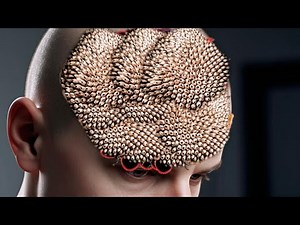 ASMR Infected Head Cleaning Animation, Parasite & Maggot Removal | Satisfying