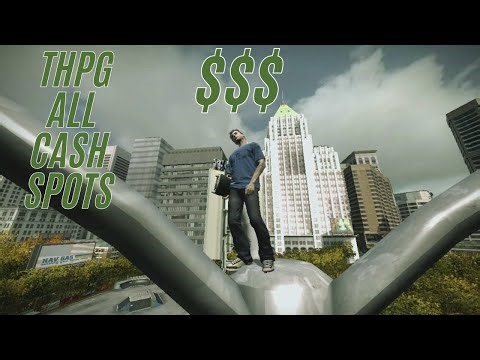 Finding ALL Cash Spots - Tony Hawk's Proving Ground