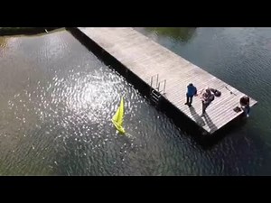 Robbe Pirol filmed with a drone