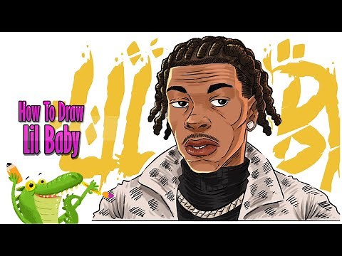 How to draw lil Baby step by step