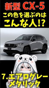My Honest Take! [New CX-5] What Kind of Person Picks This Color!? 7. Aero Gray Metallic #cx5 #mazda