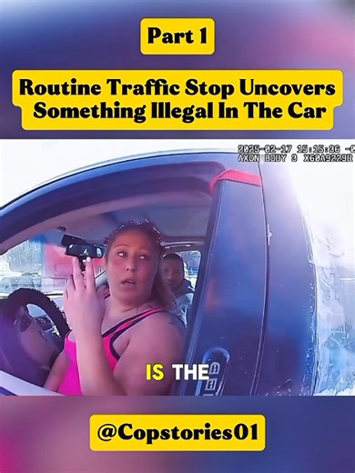Routine Traffic Stop Uncovers Something Illegal In The Car Part 1| #Copstories01 #Cop #Truestory #TrueCrime #Bodycam This footage is presented for educational purposes and is not intended to shame or degrade those involved. The video has been edited, meaning it is not raw footage of the incident (some parts have been omitted). This channel is not affiliated with any law enforcement agency. If you have any questions or concerns, please contact the email address listed in the about section.