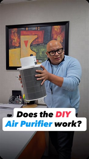 11K views · 69 reactions | Does the DIY Air Purifier trick work? With Delhi’s pollution at its all time high, should you buy an Air Purifier or just make one yourself? We have tried both, and the result will shock you! Comment “Air” and we’ll DM you the link for the filter and the fan. #amazon #gadget #flipkart #instagram #airpueifier | Techwiser | Facebook