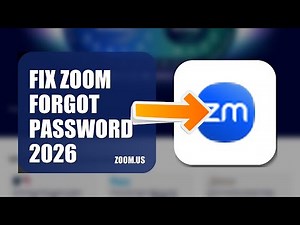 How To Fix Zoom Forgot Password 2026