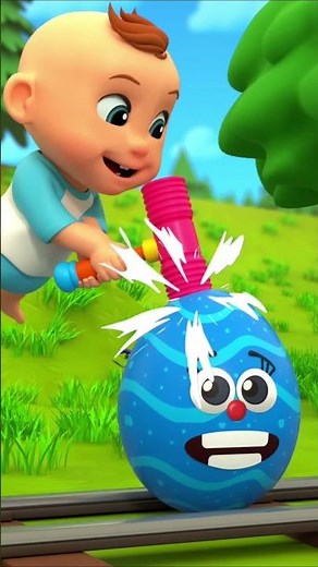 ¡Huevos sorpresa coloridos con animales de safari! Canción infantil "Aventura en el Tren Chu Chu"
