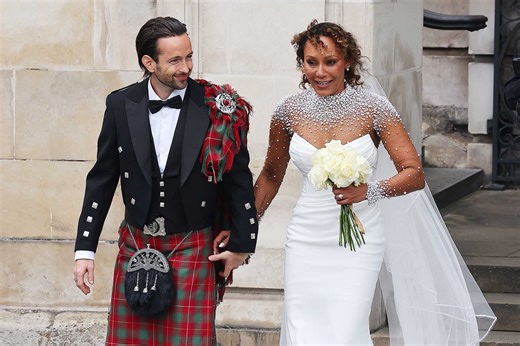 See Mel B's Beautiful Wedding Pictures at London's St. Paul's Cathedral (PHOTOS)