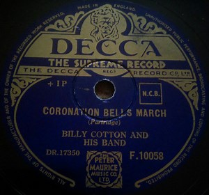 Billy Cotton And His Band With Doreen Stephens - Coronation Bells March / In A Golden Coach