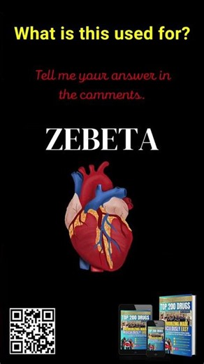 Top 200 Drugs: Zebeta & its Uses, Benefits & Details! #shorts