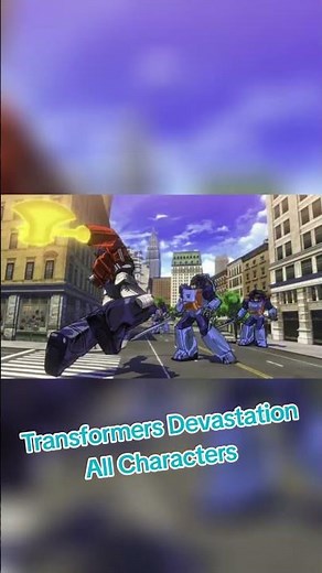 Transformers Devastation All Characters