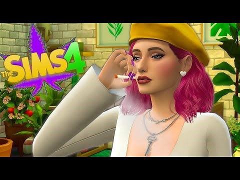 I am doing the new cannabis scenario by Basemental mods! // Sims 4 scenario