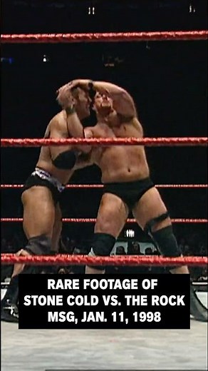 POV: You're ringside for Austin vs. Rock in 1998