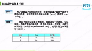 【免费试听】黑带大师亲授《DOE实验设计从小白到大师-JMP版本》