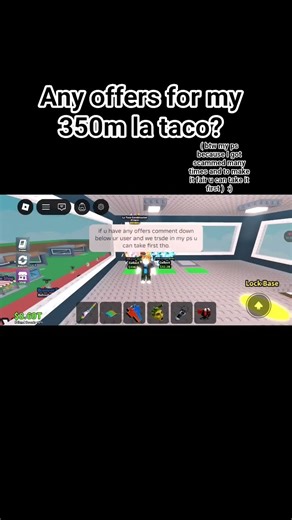 Trading La Taco Combination 350m/s #myps #youtakefirst #trading
