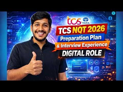 TCS NQT 2026 Preparation Strategy + Interview Experience 🔥 Digital Role (Real Insights)