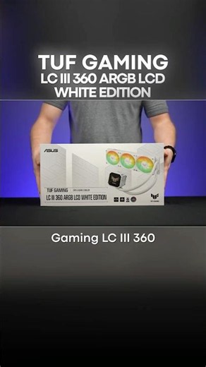 Asus TUF Gaming LC III 360 ARGB LCD White edition
