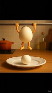 Egg Drop 🐣 | Satisfying Food Animation ✨ #Shorts
