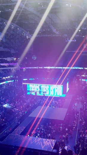 View from section 317 at American Airlines Center. #twice #viewfrommyseat