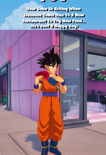 Goku’s Happy Food…🤣 #fortnite #viral #dragonball #fyp #gamingontiktok | goku