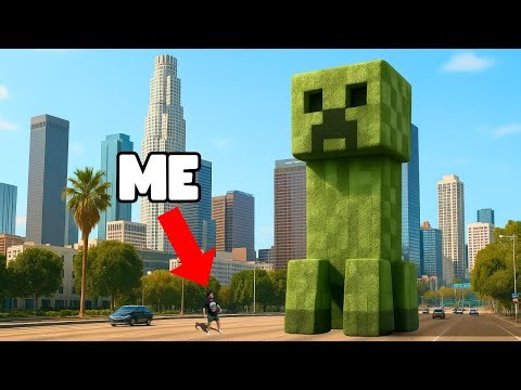 I Built a REAL LIFE Minecraft Creeper