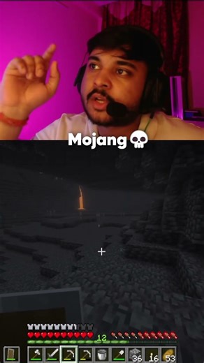 Mojang with me 💀 | Use Headphone | #minecraft