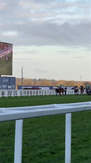 A special day for @christianwilliamsracing ✨ Deep Cave finishes on top to win The Howden Silver Cup Handicap Steeple Chase💪💥 | Ascot Racecourse