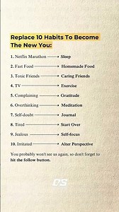 10 HABITS TO BECOME THE NEW YOU 🔥