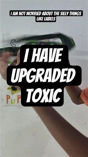never called the toxic hacky and I upgraded it @ l_AM_Puppeteer #YouTube shorts#crafting table
