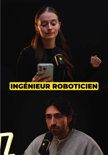 Le métier du jour : Ingénieur en robotique 🤖 #etudiant #etudes #metier #ingenieur #robot