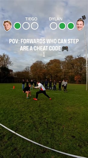 @itsbamtv on Instagram: "FORWARDS WHO CAN STEP ARE A CHEAT CODE 🎮🤔 - 1vs1 Rugby"