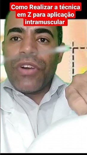 Técnica em Z na aplicação intramuscular