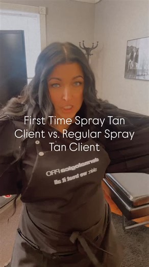 ♡ Hannah @ Beauty By Bri | First Time Spray Tan Client vs. Regular Spray Tan Client! #spraytan #naked #tan #kcesthetician | Instagram