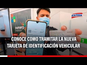 🔴🔵Conoce como tramitar la nueva tarjeta de identificación vehicular de manera gratuita