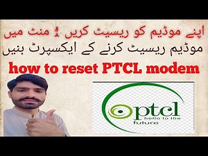 how to reset PTCL modem router . new configuration of ptcl modem router