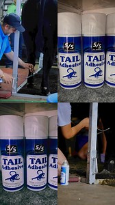 Tail Adhesive is the highest strength adhesive. It has unmatched holding power for flat lying, hard-to-hold hair on legs and when shaping the tail ball. You can depend on Tail Adhesive to dry completely and hold its firm shape in all types of weather with no fall-down when Touch-Ups are applied. It is tremendous for creating a thicker appearing hair follicle by simply spraying light coats, and repeating after each coat has dried until the desired look has been achieved. Cover with a Touch-Up of 
