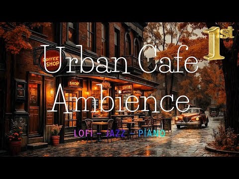 Urban Cafe Ambience | Cozy Coffee Shop Atmosphere | 4 Hours | No Vocals