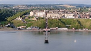 Aerial View Saltburn-by-the-sea Saltburn Pier Ocean Stock Footage Video (100% Royalty-free) 3576379827 | Shutterstock