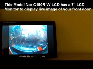 Easy DIY Detachable Door Camera with LCD Monitor for Home Saftey