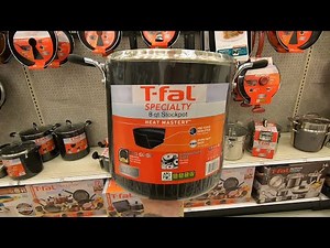 T-FAL SPECIALTY 8 QUART STOCKPOT AT TARGET KITCHEN COOKWARE KITCHENWARE SHOP WITH ME CLOSE UP LOOK