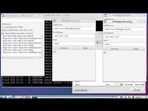 Java/JavaFX example: 1 server vs 30 clients