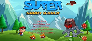 Super Sandy World complete game   LEVEL EDITOR