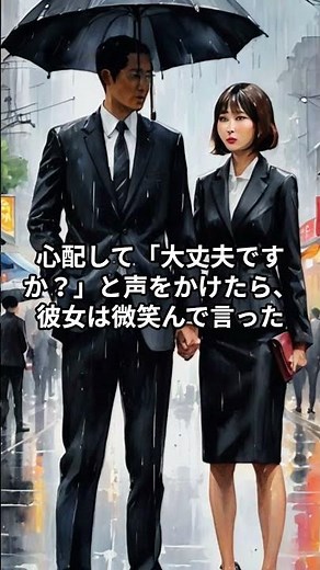 「雨に濡れた女性」ー何が流れる