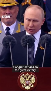 191K views · 5K reactions | "You are fighting for the security of Russia." President Vladimir Putin addresses his military during Victory Day parade in Moscow's Red Square. https://bbc.in/3FwIw7Y | BBC News | Facebook